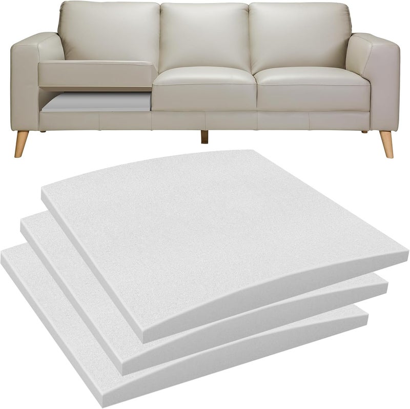 RA RUNNING ALIEN Couch Cushions Support for Sagging Seat -20"X 20"Curved Foam Sofa Cushion Support Board,Grey Couch Supporterfor Under The Cushions,Set of 3 - Image 1